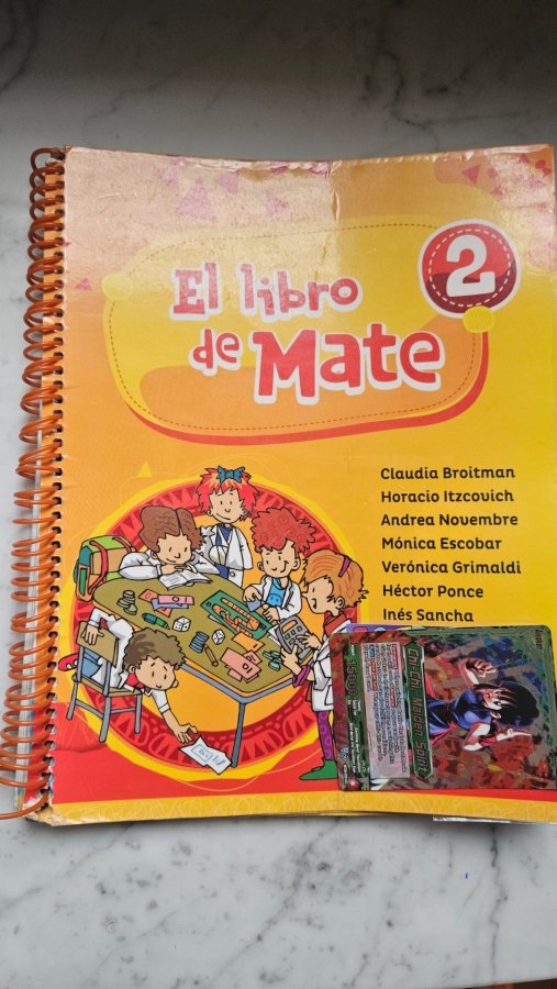 Libro de Mate 2 borrado