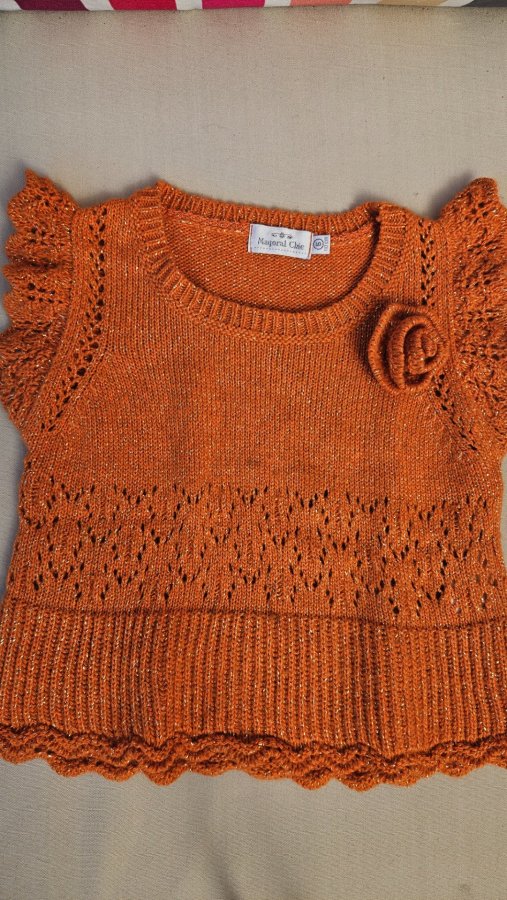 Chaleco lana nena t5