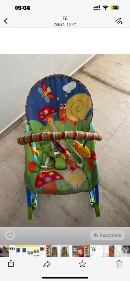 Mecedora para bebé FISHER PRICE, foto 2 de 3