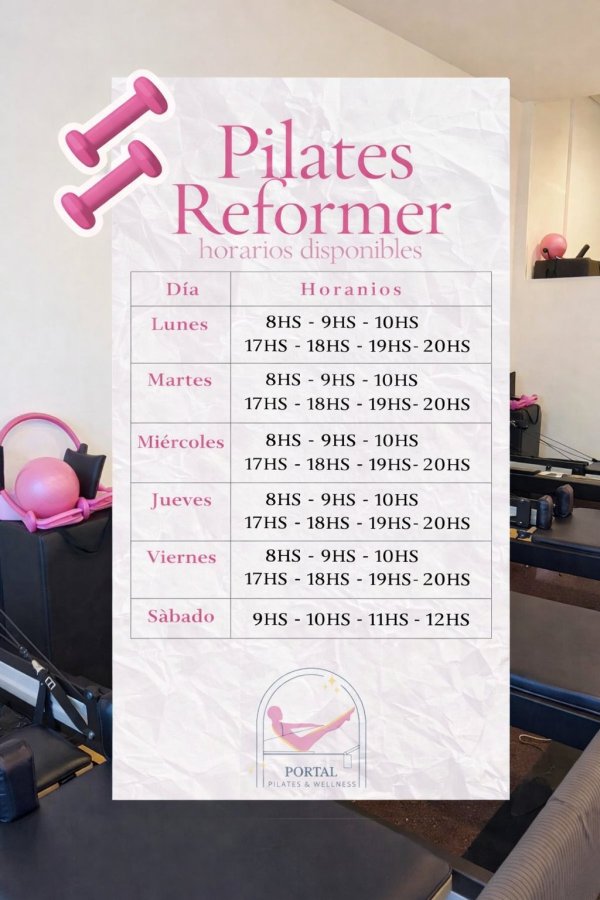 Pilates Reformer, Mat y Yoga