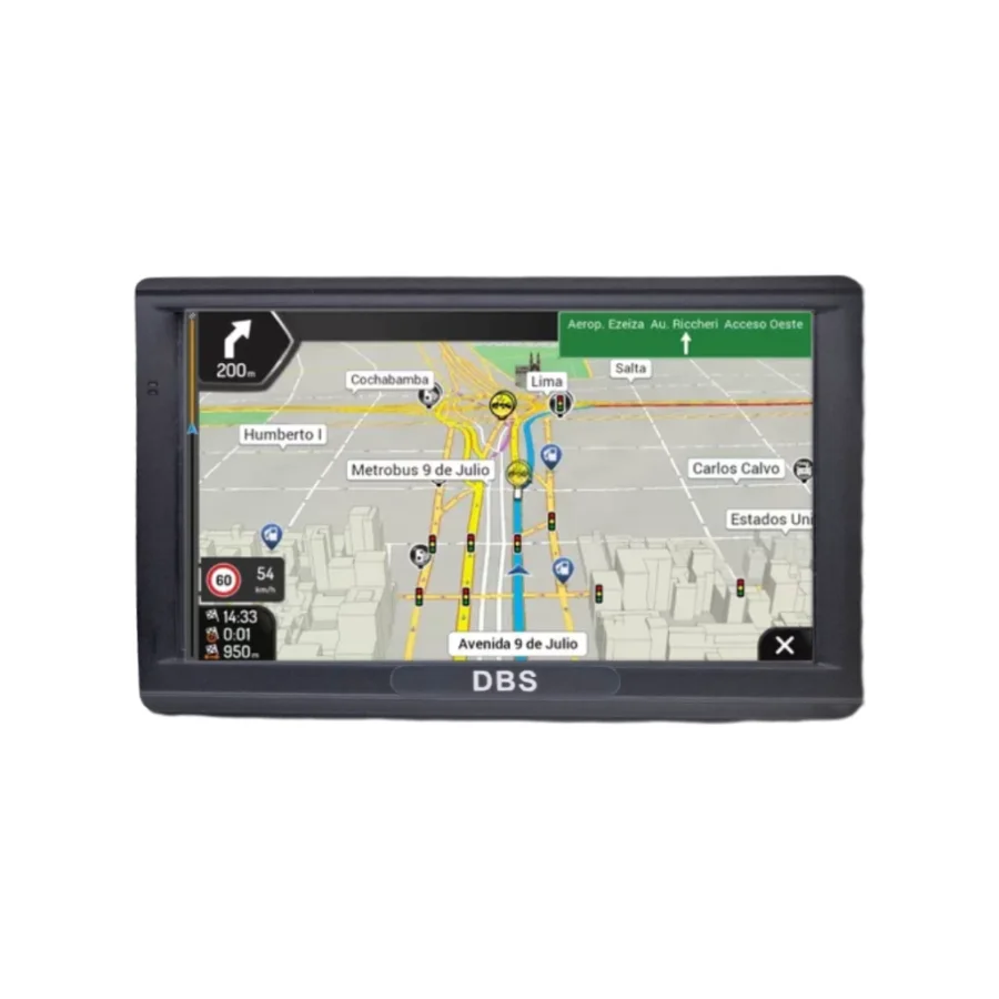 GPS DBS 7” MAPAS MERCOSUR