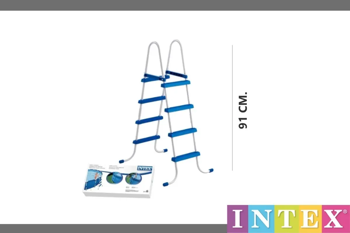 Escalera Intex para pileta de 91 cm nueva, foto 2 de 3