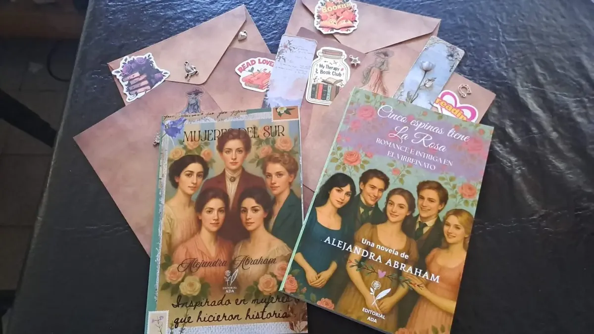 Pack De 2 Libros De Ficción Histórica + Regalos Mujeres del Sur y Cinco espinas tiene La Rosa