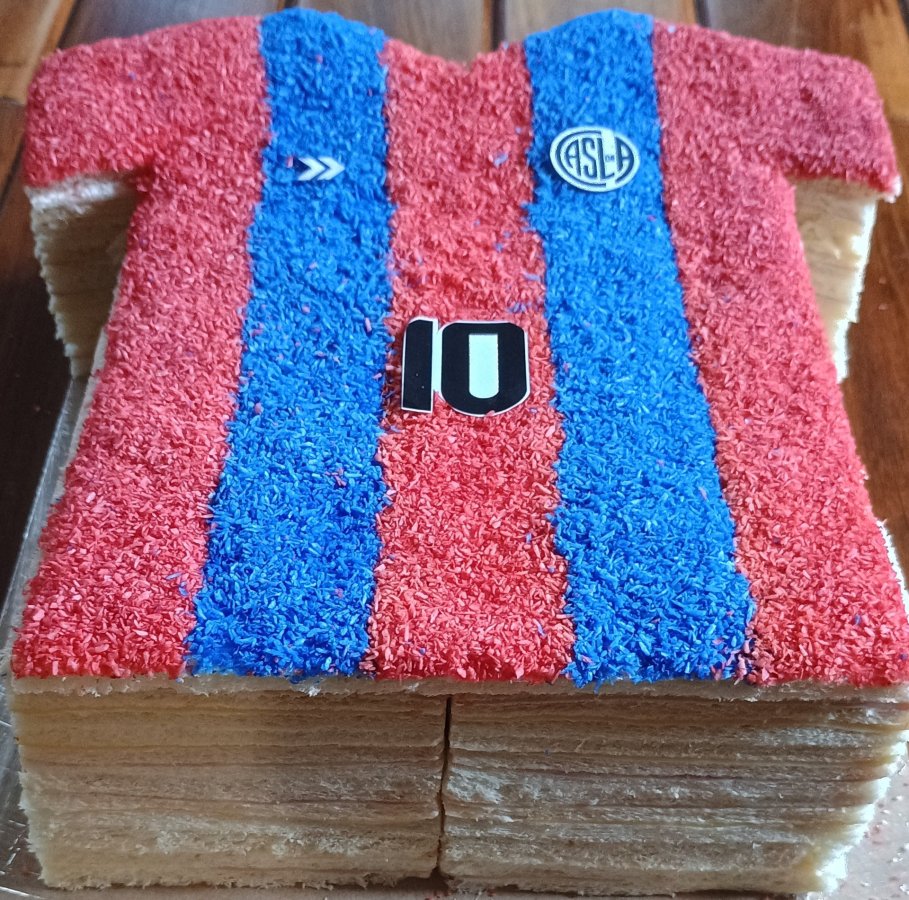 Torta de triples de miga, foto 2 de 3