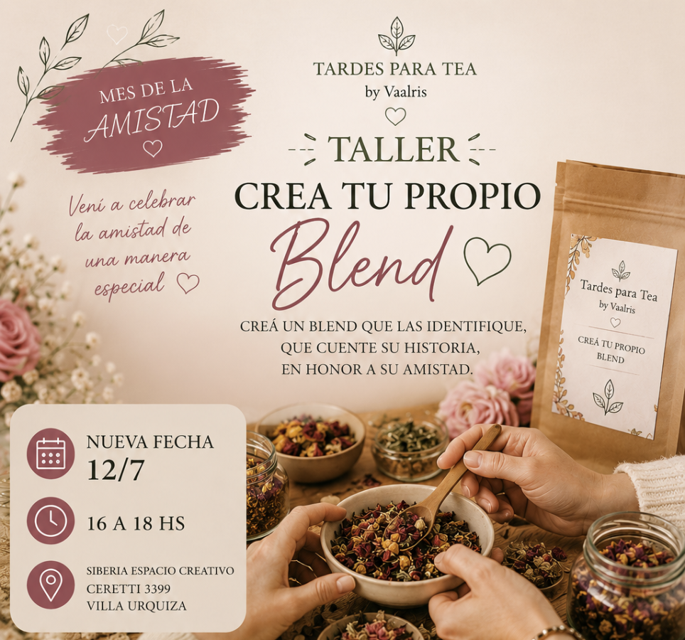 Taller crea tu propio Blend