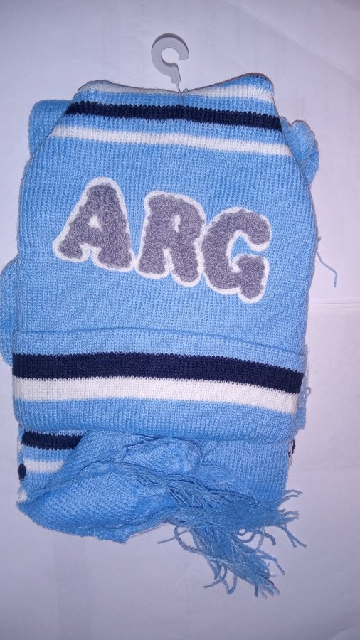 Gorro Y Bufanda Argentina Mundial, foto 3 de 3