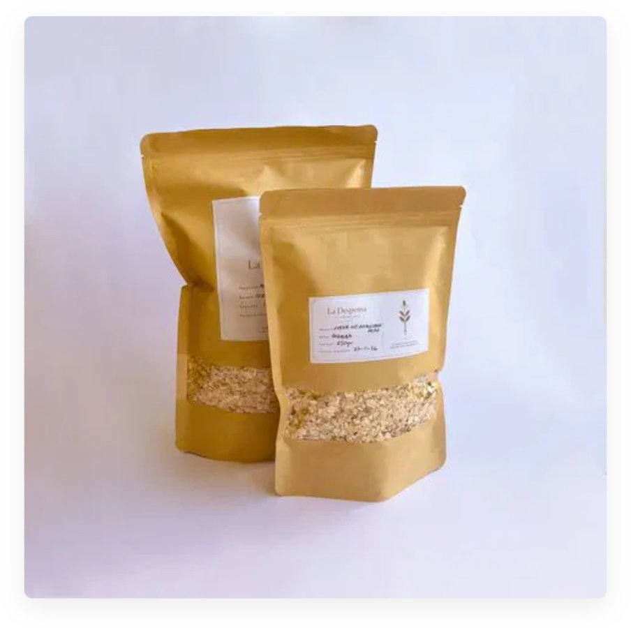 Avena arrollada agroecologica