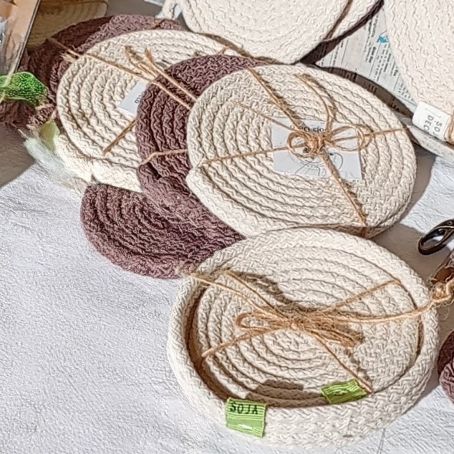 Duo de Posavasos + cesto, foto 2 de 3