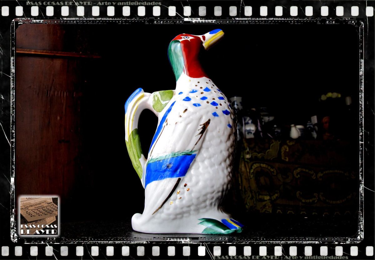 Jarra decanter porcelana imperial rusa Lomonosov LFZ, foto 2 de 3