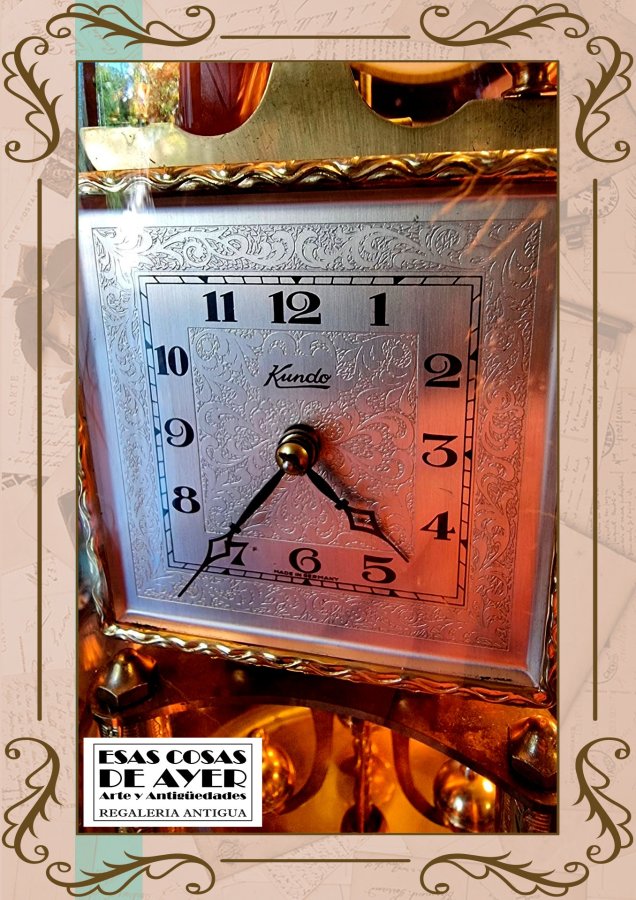Reloj de pendulo de torsion KUNDO