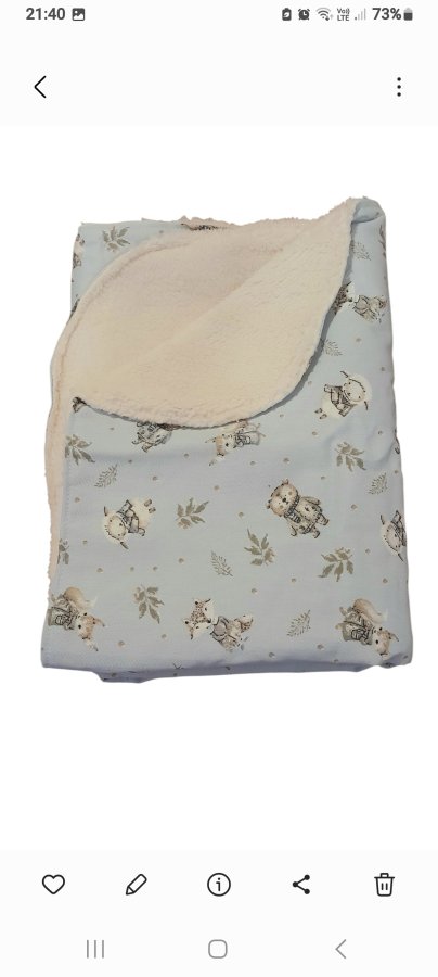 Manta De Corderito y gabardina