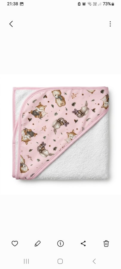 Toallón XL con capucha para bebés
