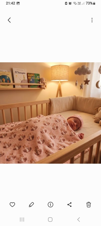 Manta Polar Soft para bebés, foto 2 de 2