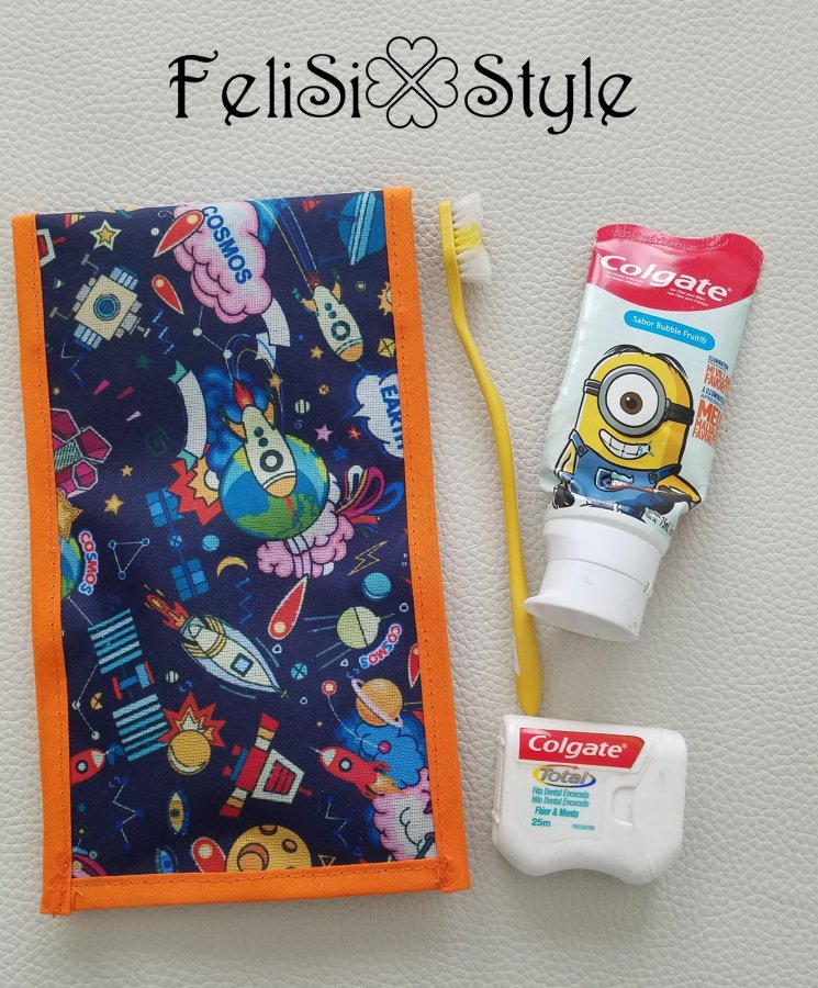Estuche de Higiene Bucal Infantiles para Viajes Escolares FeliSi Style, foto 3 de 3