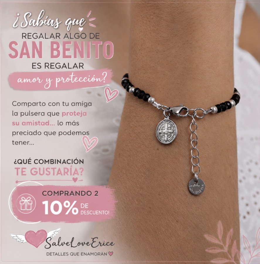 Joyas en acero quirúrgico by salve Regina,accesorios con valor emocional