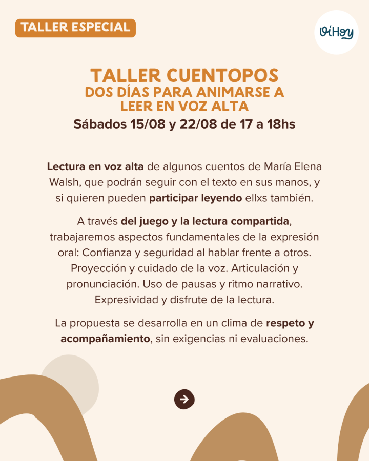Taller de lectura en voz alta, foto 3 de 3