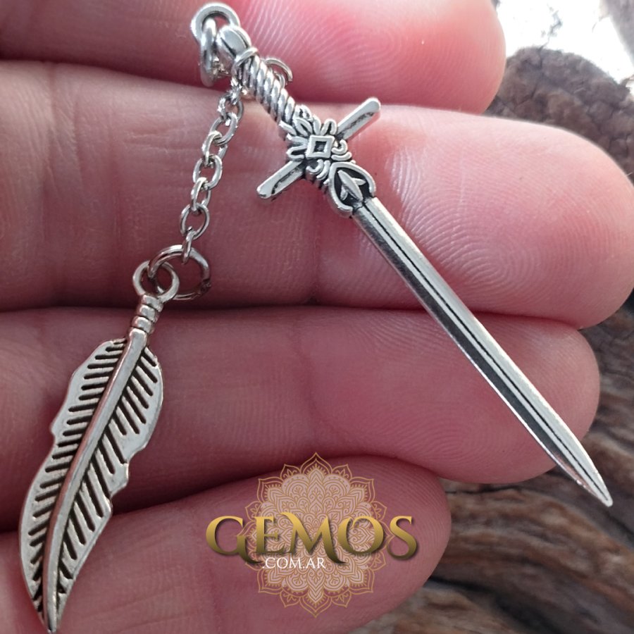 Señalador ⚔️Espada y Pluma 🪶– Fuerza y Sabiduría, foto 2 de 3
