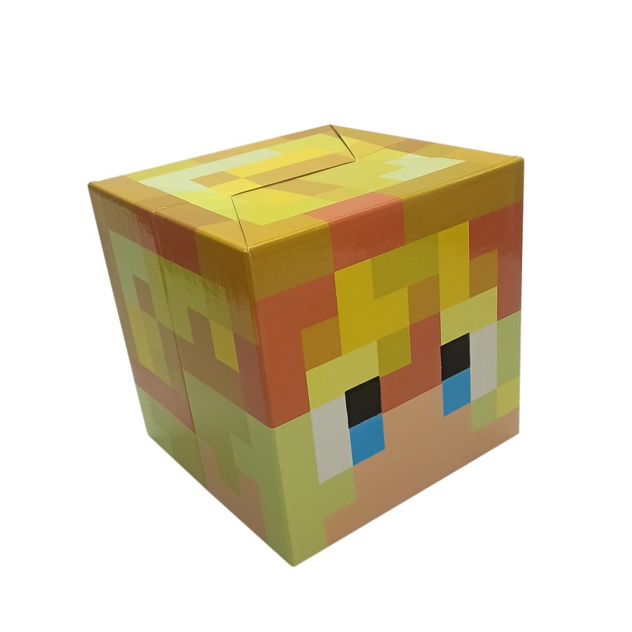Máscara de Cabeza tipo Minecraft Mike Amarillo Oro My Armorcraft, foto 3 de 3