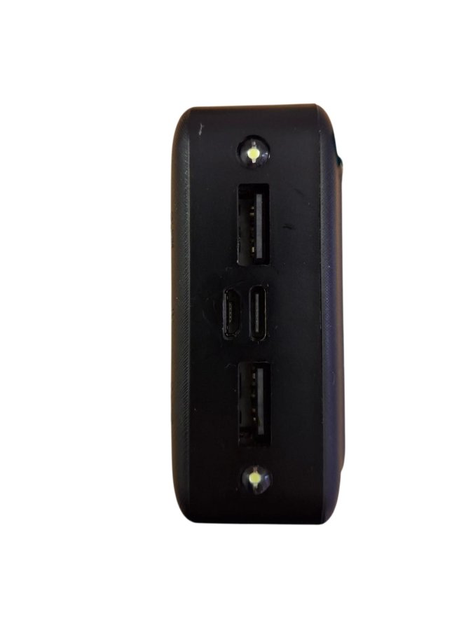 Cargador portatil para celular negro con USB, foto 3 de 3