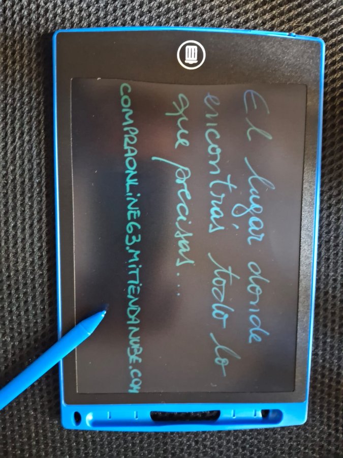 PIZARRA MAGICA PARA DIBUJAR ESCRIBIR Y BORRAR, foto 3 de 3
