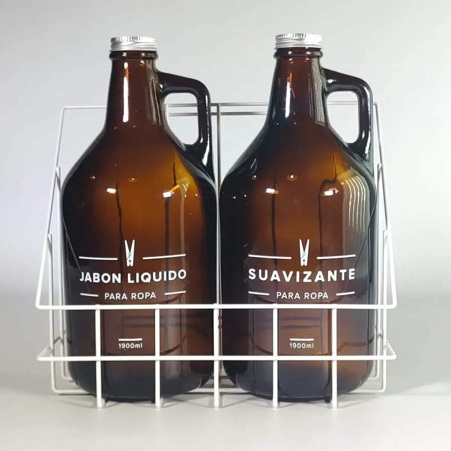 SET BOTELLONES Jabon Liquido Suavizante Detergentero, foto 3 de 3