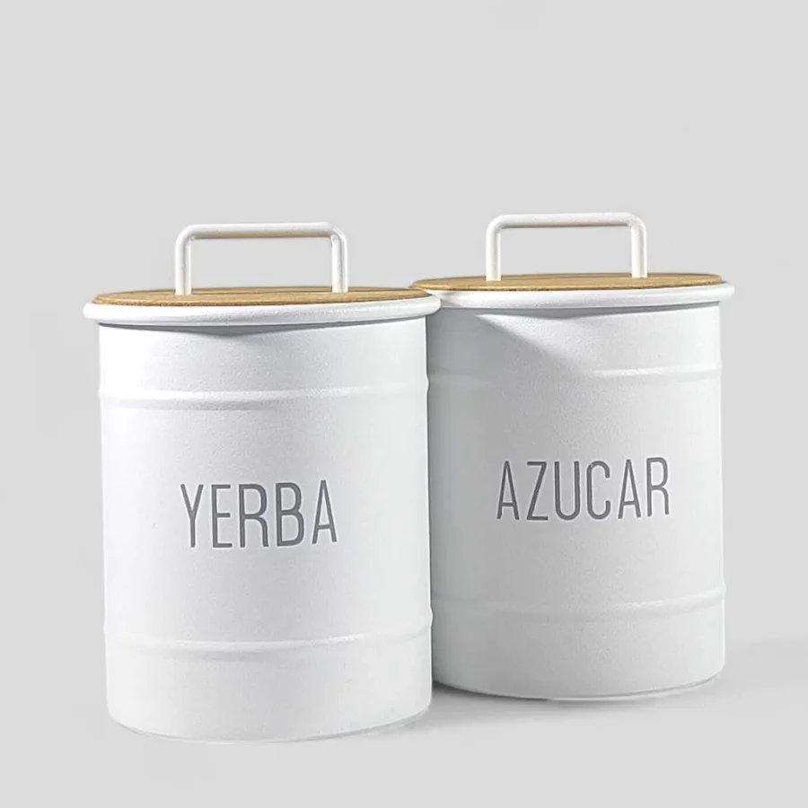 SET TARROS ALUMINIO ECO YERBERA/AZUCARERA