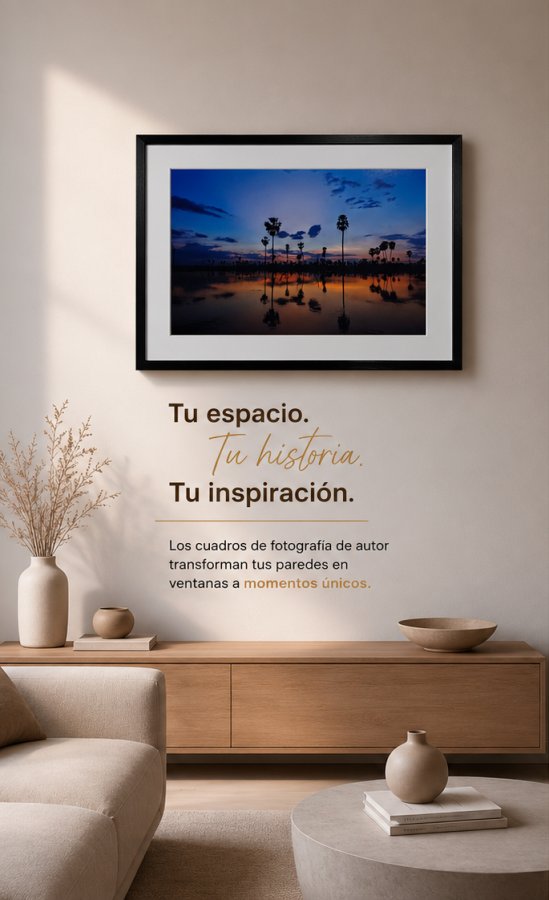Cuadro Decorativo Foto De Autor Atardecer