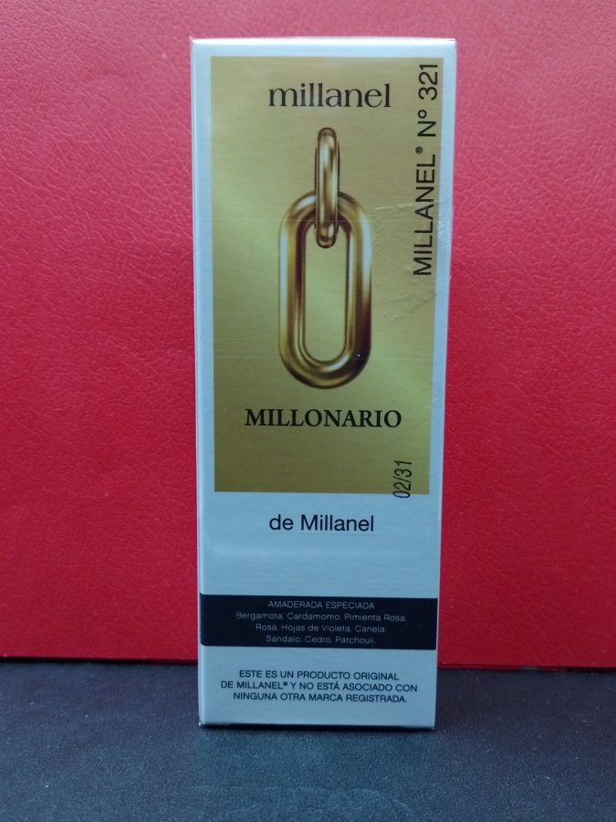 Perfume de hombre Million Gold for him Paco Rabanne Millanel N° 321 x 30 ml