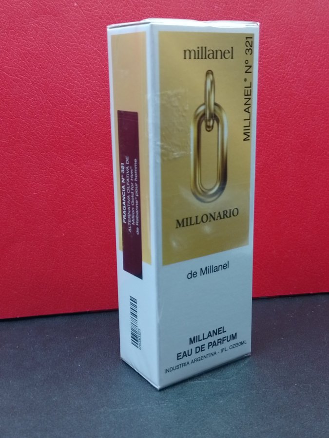 Perfume de hombre Million Gold for him Paco Rabanne Millanel N° 321 x 30 ml, foto 3 de 3
