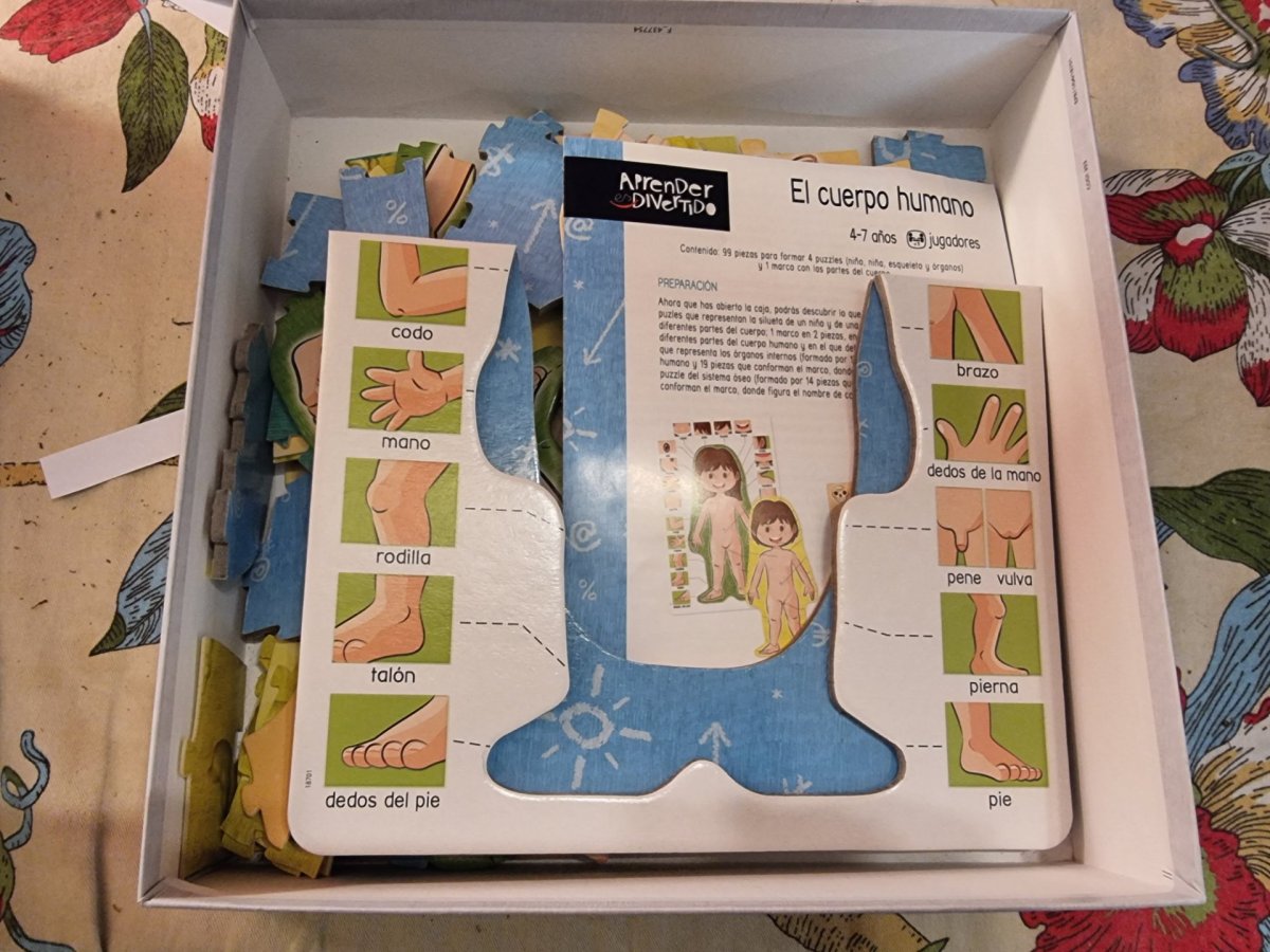 JUEGO "EL CUERPO HUMANO" - Aprender es divertido, foto 2 de 3