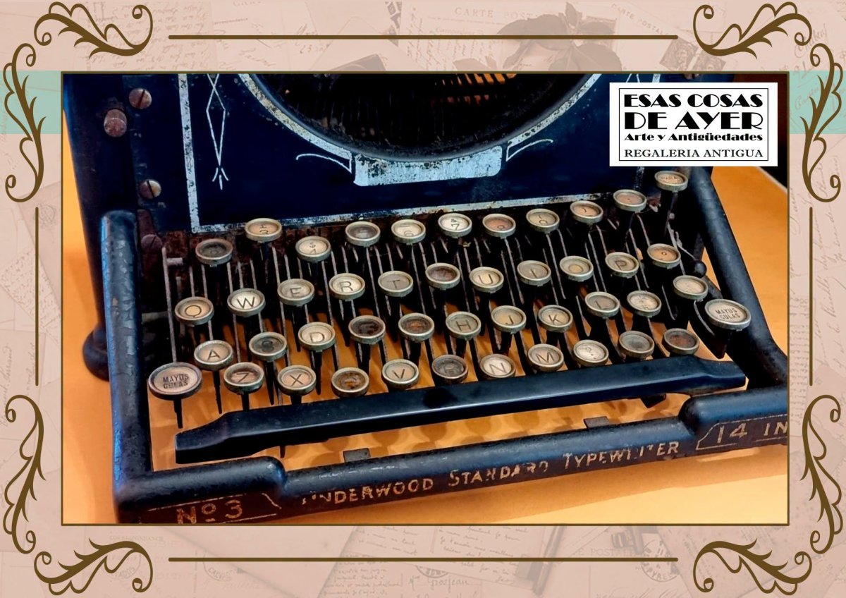 Maquina de escribir Underwood Standard Typewriter Nro 3