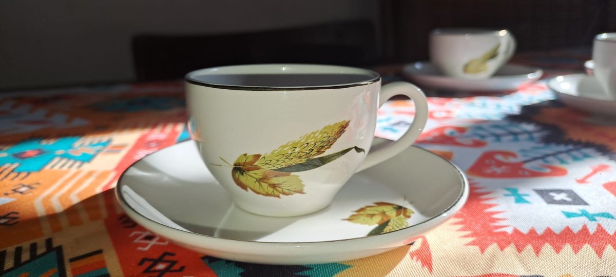 Juego de 6 tazas y platos de café - Vintage - PORCELANA "HARTFORD", foto 3 de 3