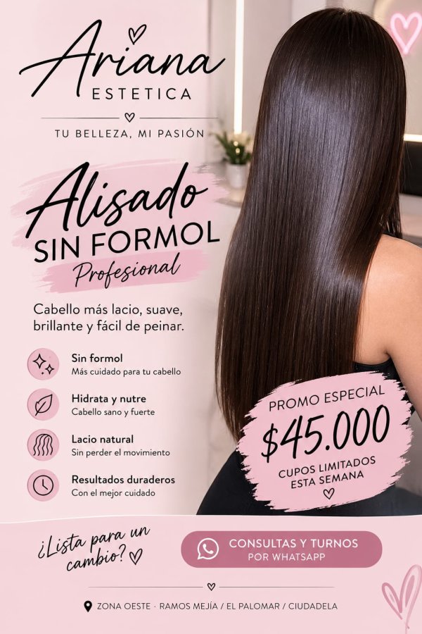 Alisados y nutriciones capilares