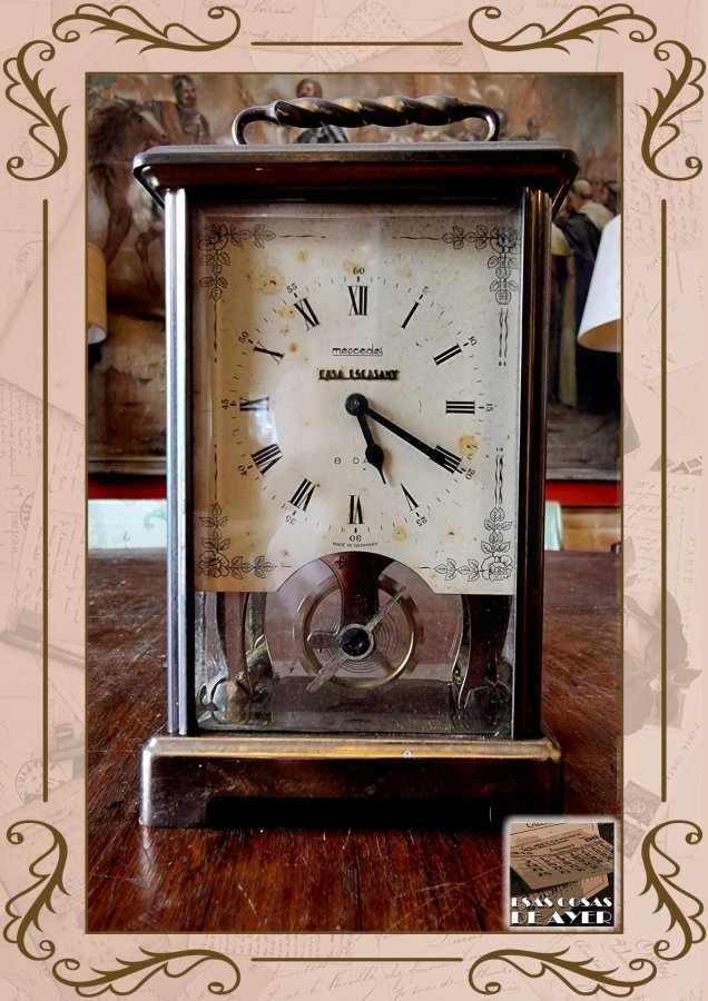 Reloj de sobremesa o carruaje Schatz