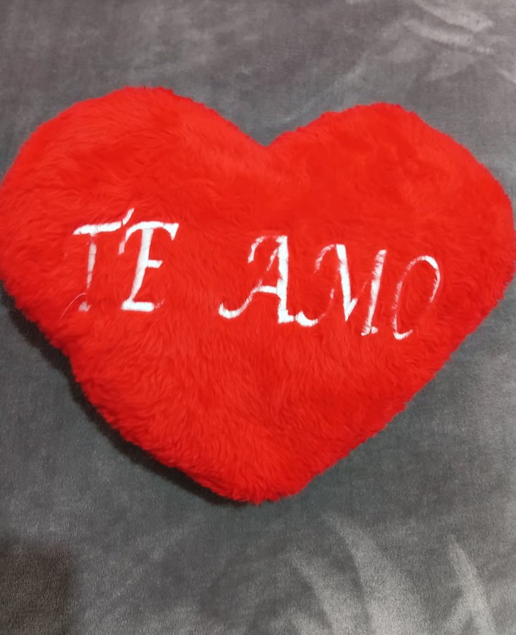 Corazón de peluche
