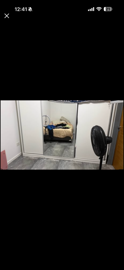Placard 2,40 con 3 puertas corredizas y espejo