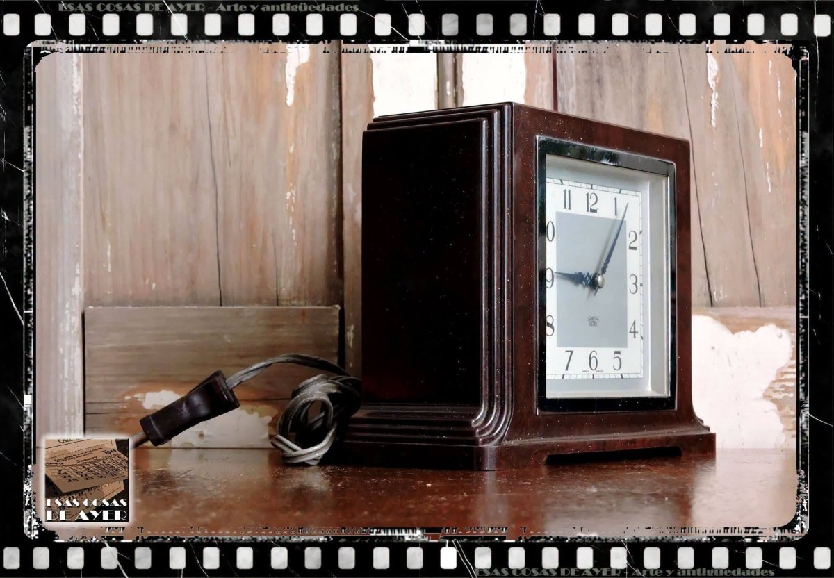 Magnifico reloj electrico Art Deco Smith Sectric, foto 2 de 3