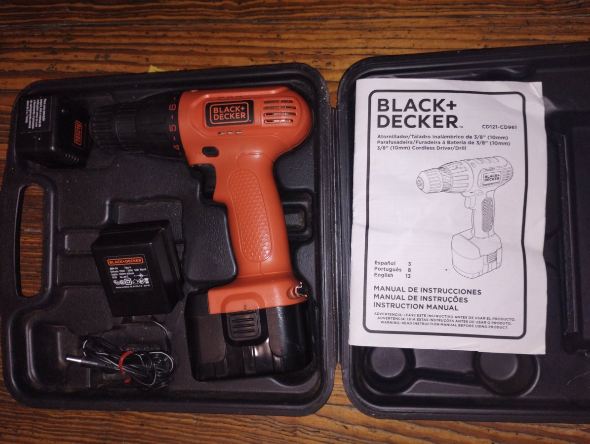 Taladro black Decker