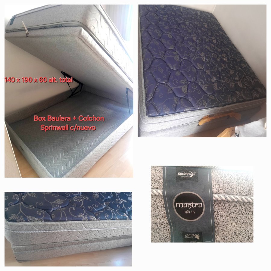Sommier box con colchón