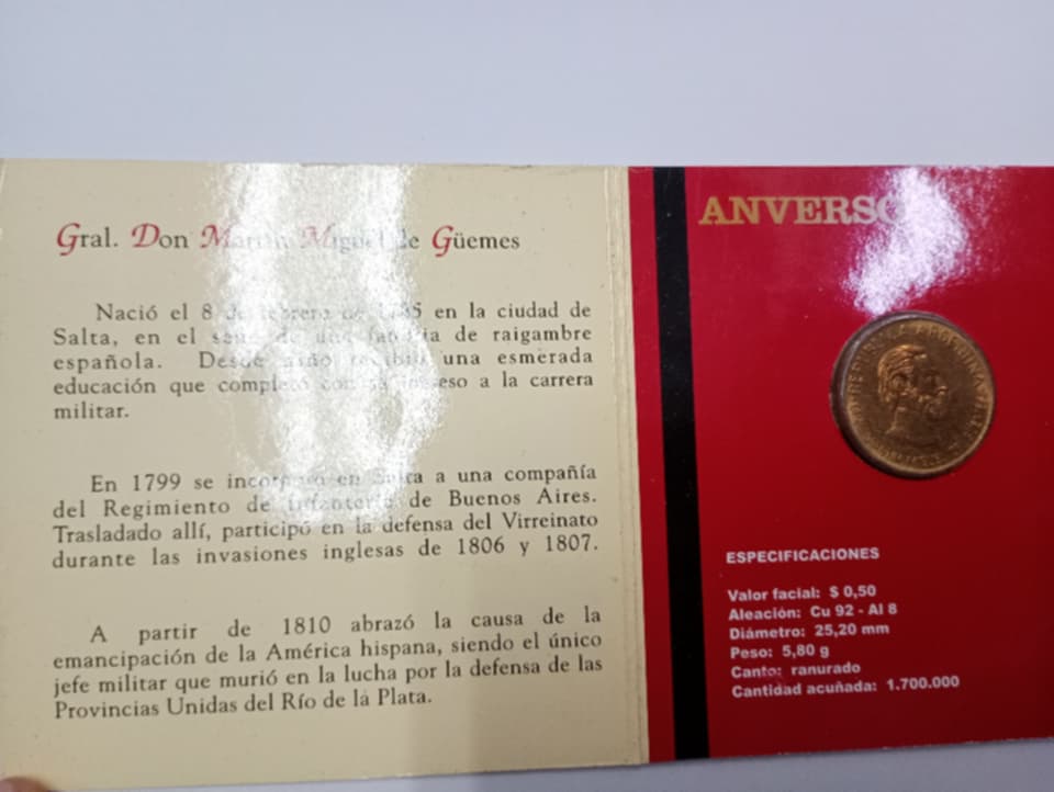 moneda de guemes, foto 3 de 3