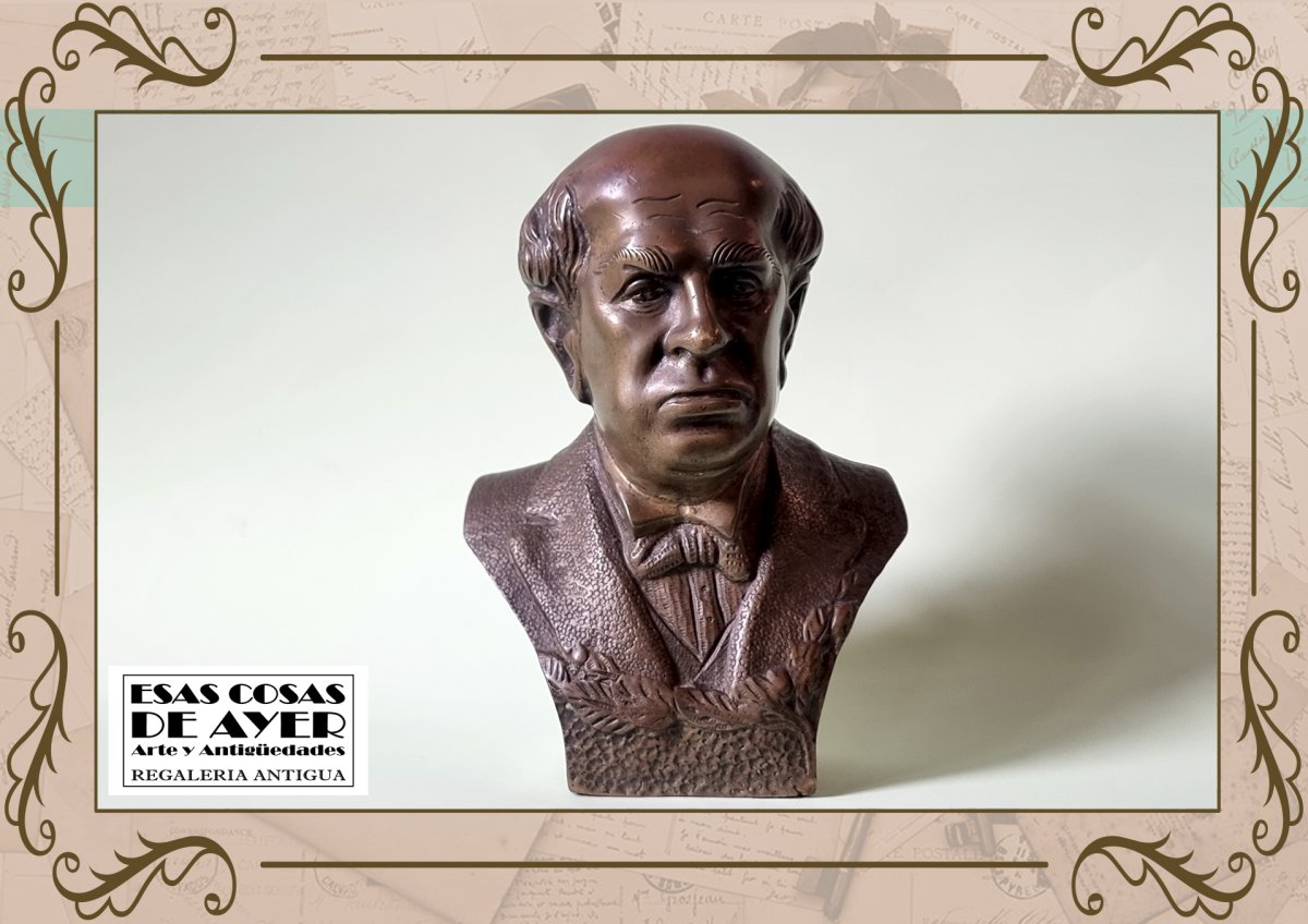 Busto de Domingo F. Sarmiento en bronce