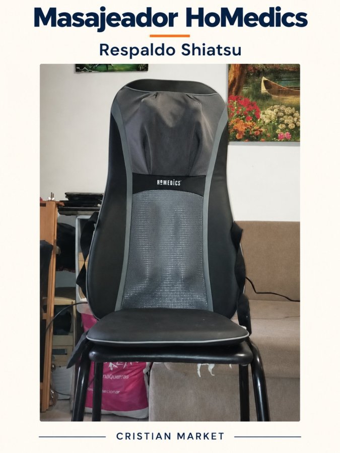 Masajeador HoMedics MCS-8840 (Silla masajeadora electrónica - Spa - Shiatsu)
