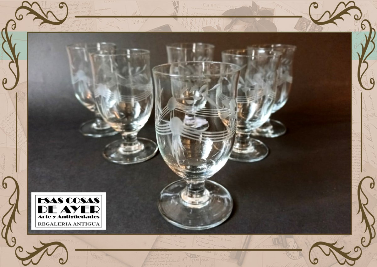 6 hermosas copitas de licor, foto 2 de 3